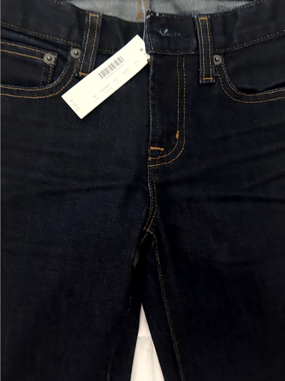 J. Crew Women's Dark Blue Ankle Crop Toothpick Low Rise skinny Jeans